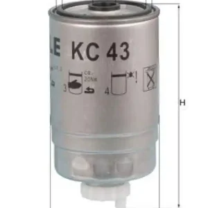 Finale Aktion MAHLE Kraftstofffilter KC 43