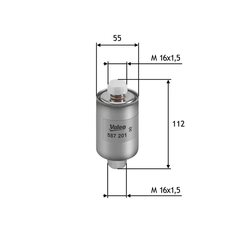 Kostenloser Versand VALEO Kraftstofffilter 587201