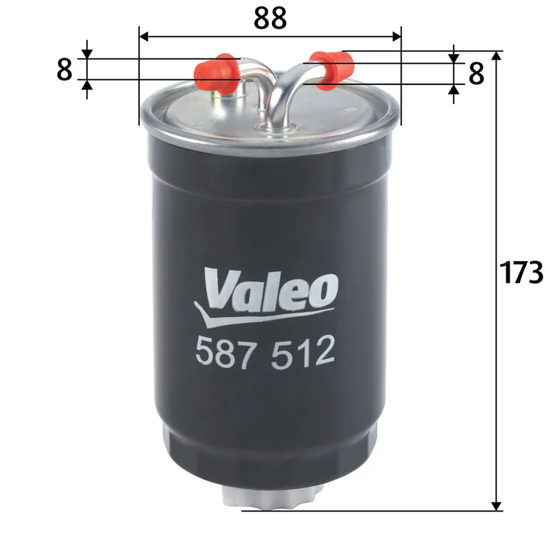 Geprüft VALEO Kraftstofffilter 587512