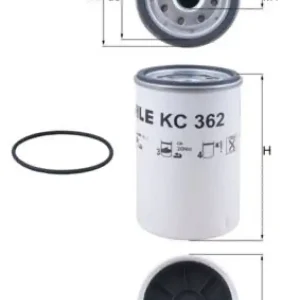 MAHLE Kraftstofffilter KC 362D Sofort Bestellen