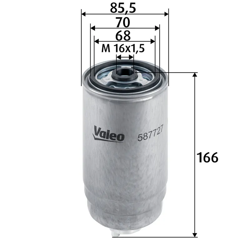 VALEO Kraftstofffilter 587727 Rabatt