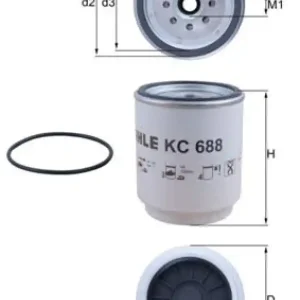 MAHLE Kraftstofffilter KC 688D Nur Für Kurze Zeit
