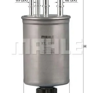 MAHLE Kraftstofffilter KL 451 Bestpreis