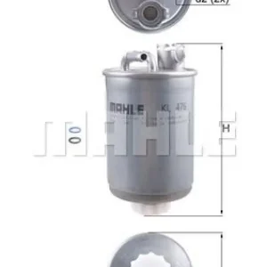 Kostenloser Rückversand MAHLE Kraftstofffilter KL 476D