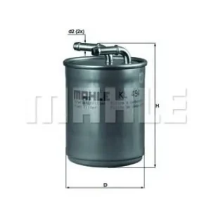 MAHLE Kraftstofffilter KL 494 Preisknaller