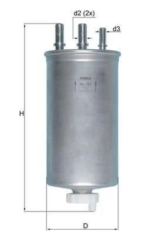 MAHLE Kraftstofffilter KL 781 Saisonangebot