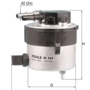 MAHLE Kraftstofffilter KL 569 Bestseller