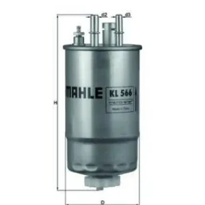 Neue Kollektion MAHLE Kraftstofffilter KL 566