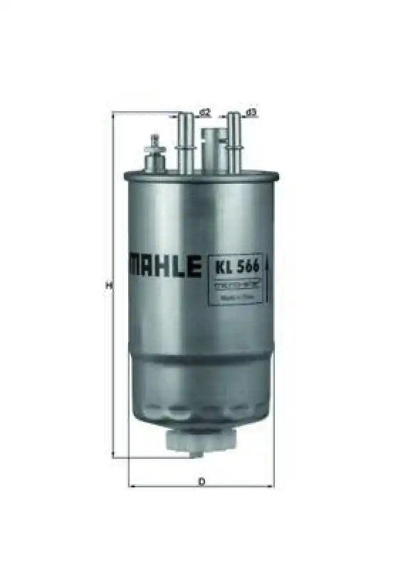 Neue Kollektion MAHLE Kraftstofffilter KL 566