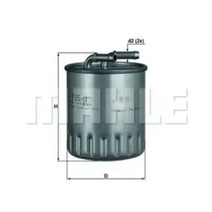 MAHLE Kraftstofffilter KL 155/1 Bestseller
