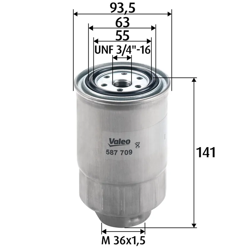 Versand Am Gleichen Tag VALEO Kraftstofffilter 587709