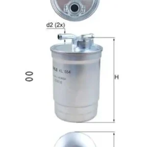 MAHLE Kraftstofffilter KL 554D Schneller Versand