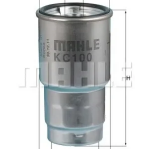 MAHLE Kraftstofffilter KC 100D Garantierte Lieferung