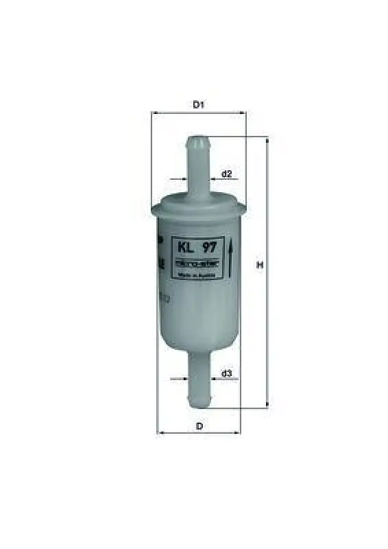 MAHLE Kraftstofffilter KL 97 OF Angebot
