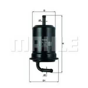 Sichere Zahlung MAHLE ORIGINAL Kraftstofffilter KL 121