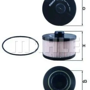 MAHLE ORIGINAL Kraftstofffilter KX 199D Schnäppchen