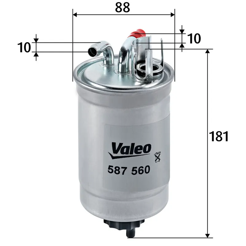 VALEO Kraftstofffilter 587560 Schnäppchen