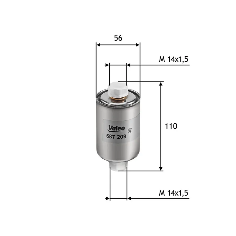 VALEO Kraftstofffilter 587209 Super-Preis