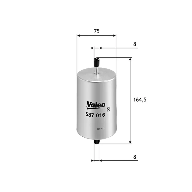 Direkt Vom Hersteller VALEO Kraftstofffilter 587016