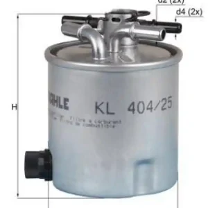 MAHLE Kraftstofffilter KL 404/25 Neue Kollektion