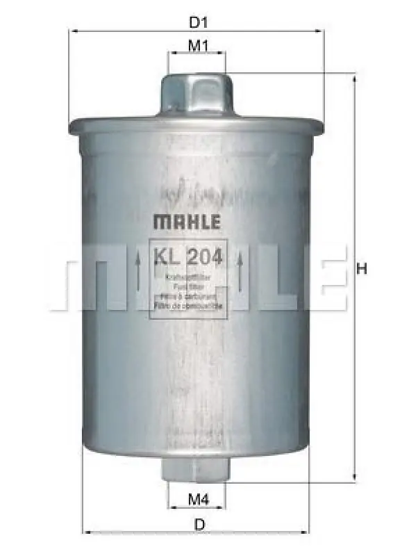 Jetzt Kaufen MAHLE Kraftstofffilter KL 204
