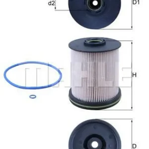 MAHLE Kraftstofffilter KX 491/1D Kostenloser Versand