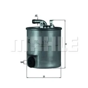 MAHLE Kraftstofffilter KL 174 Kostenfreie Lieferung