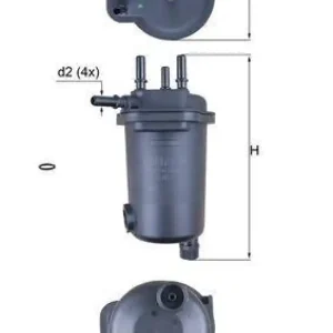 MAHLE Kraftstofffilter KL 632D Neue Ware