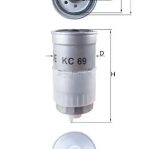 Highlight MAHLE Kraftstofffilter KC 69
