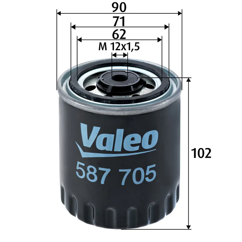 Markenware VALEO Kraftstofffilter 587705