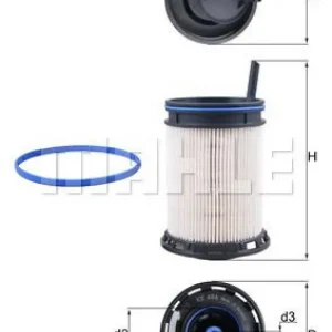 MAHLE Kraftstofffilter KX 494D Markenprodukt