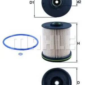 MAHLE Kraftstofffilter KX 491D Top-Preis