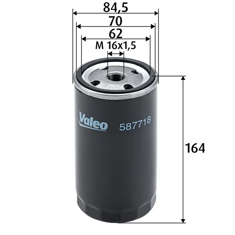 Letzte Chance VALEO Kraftstofffilter 587718