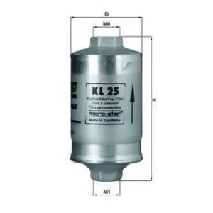 MAHLE Kraftstofffilter KL 25 Sonderaktion