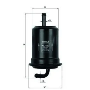 MAHLE Kraftstofffilter KL 523 Kostenloser Versand