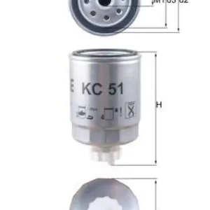 MAHLE Kraftstofffilter KC 51 Günstig