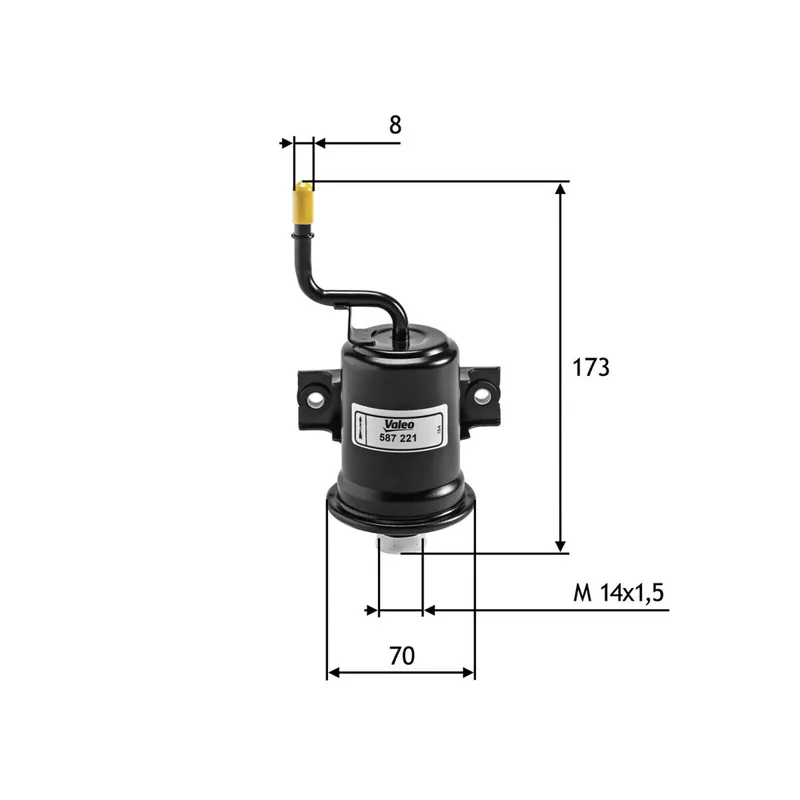 VALEO Kraftstofffilter 587221 Knallerangebot