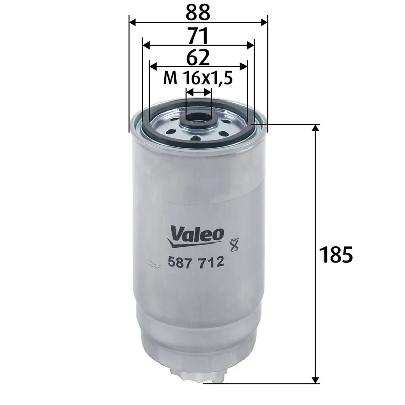 VALEO Kraftstofffilter 587712 Top-Angebot