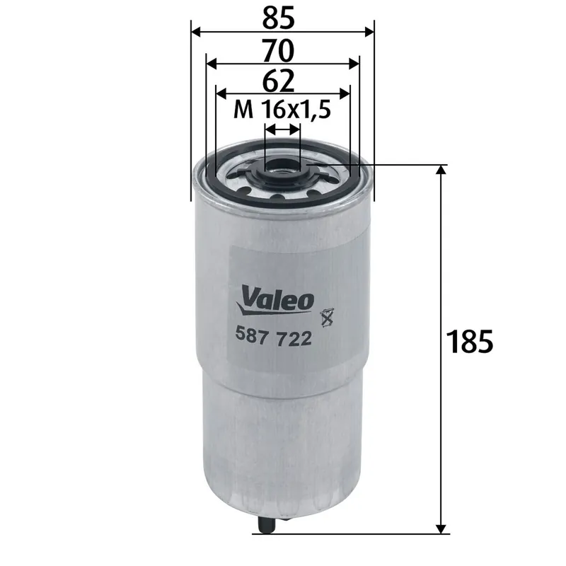 VALEO Kraftstofffilter 587722 Finale Aktion