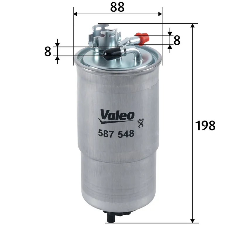 Nur Für Kurze Zeit VALEO Kraftstofffilter 587548