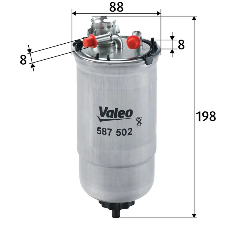 Super-Preis VALEO Kraftstofffilter 587502