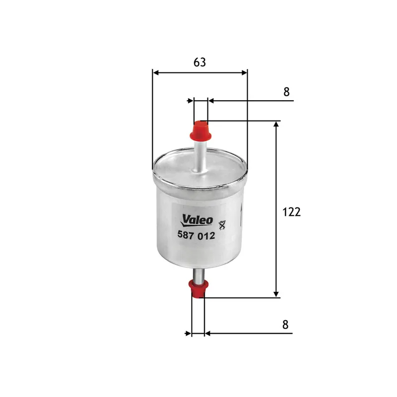 Meistverkauft VALEO Kraftstofffilter 587012
