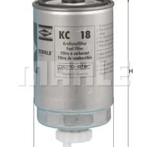 MAHLE Kraftstofffilter KC 18 Aktuell