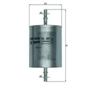 Begrenztes Angebot MAHLE Kraftstofffilter KL 409