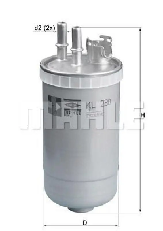 MAHLE Kraftstofffilter KL 230 Sale