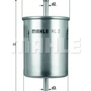 MAHLE Kraftstofffilter KL 2 Top-Seller