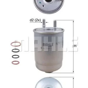MAHLE Kraftstofffilter KL 752/2D Sonderangebot