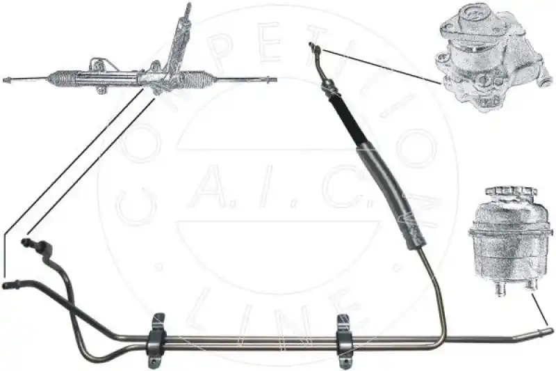 AIC Hydraulikschlauch, Lenkung Original AIC Quality 54986 Geprüft