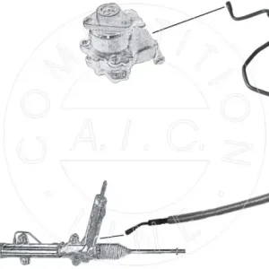 AIC Hydraulikschlauch, Lenkung Original AIC Quality 54996 Finale Aktion