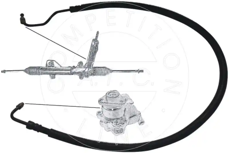 Preisknaller AIC Hydraulikschlauch, Lenkung AIC Premium Quality, Erstausrüsterqualität 54993